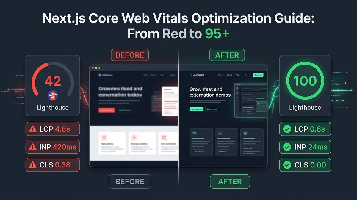 Cover image for Core Web Vitals for Next.js: A Practical LCP, INP, and CLS Guide