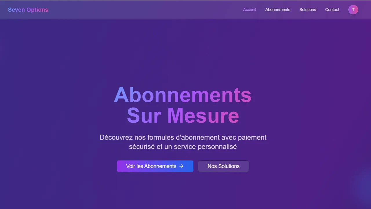 7Options subscription platform