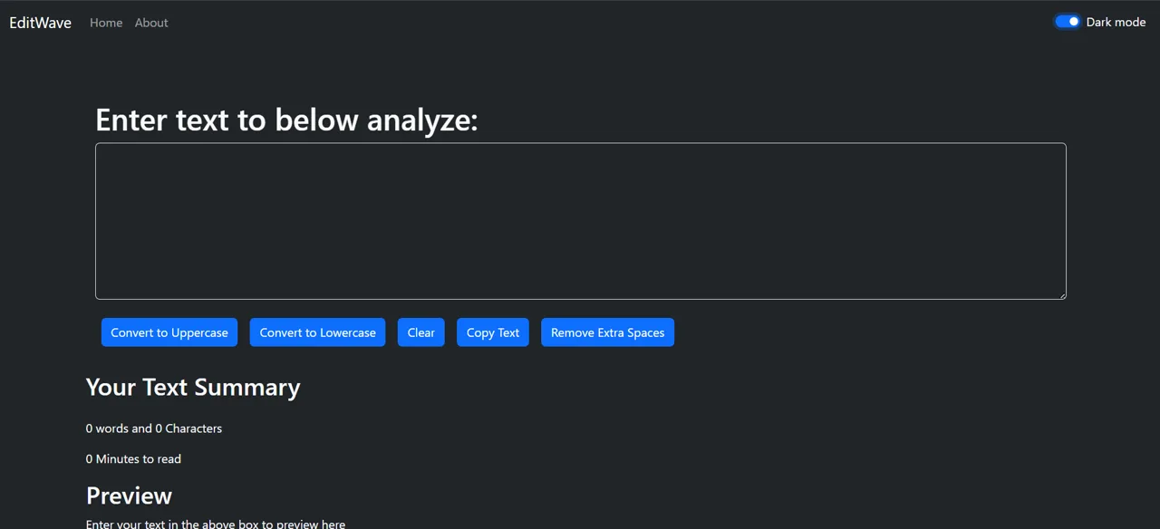 EditWave browser text editor