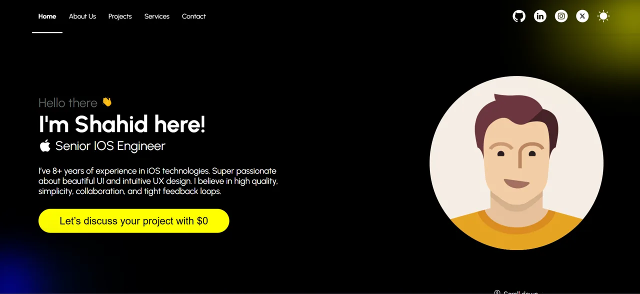 Shahid portfolio website